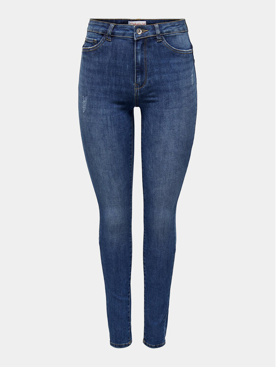 ONLY ONLY Blugi 15292693 Albastru Skinny Fit