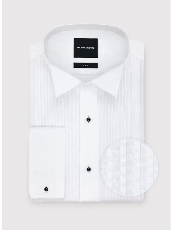 Pako Lorente Pako Lorente Koszula P000B-1X-264 Biały Slim Fit