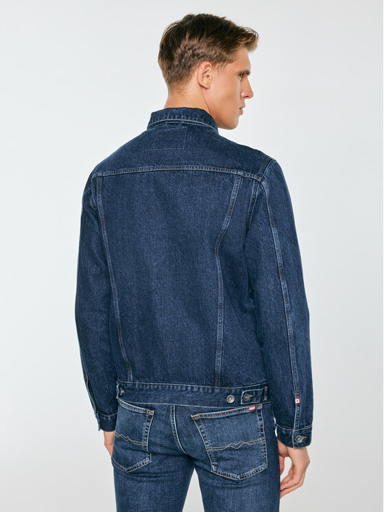 BIG STAR BIG STAR Kurtka jeansowa CHARLIE Granatowy Basic Fit