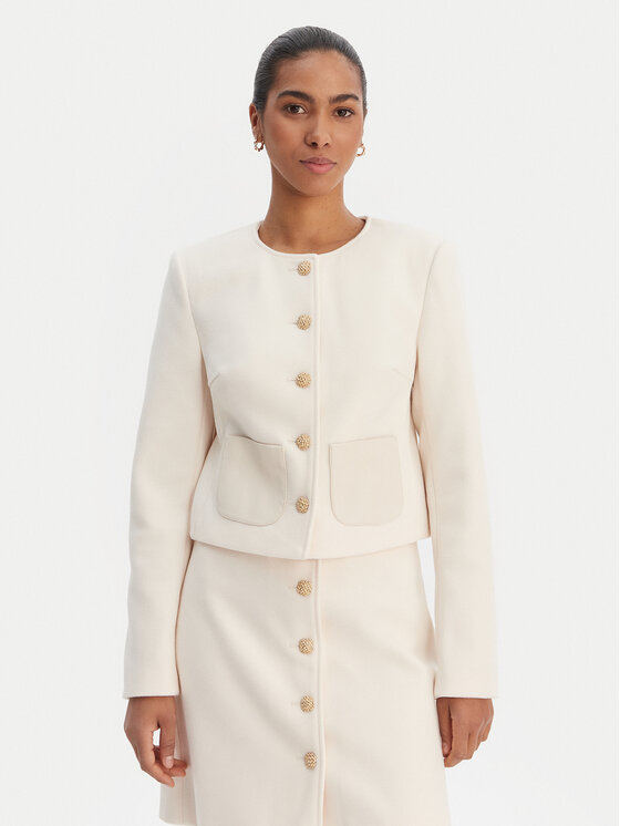 Morgan Marynarka 261-VIKTORY Beżowy Slim Fit