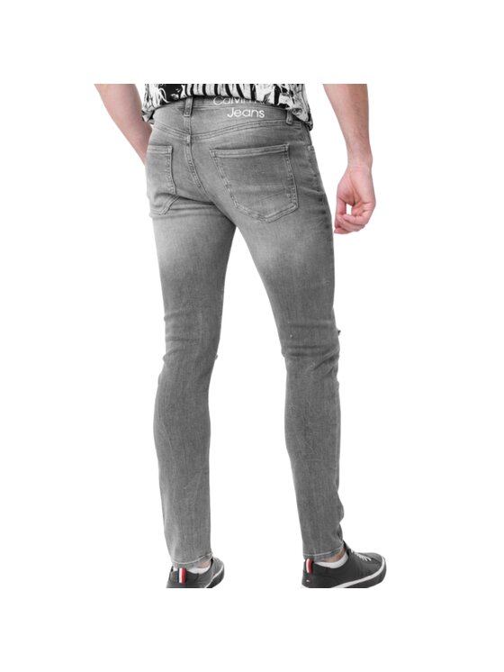 Calvin Klein Jeans Calvin Klein Jeans Jeansy SKINNY Šedá Skinny Fit
