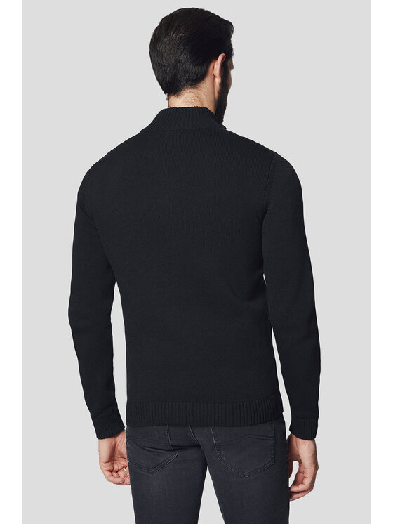 Lancerto Lancerto Kardigan Craig SW073224000095 Czarny Regular Fit