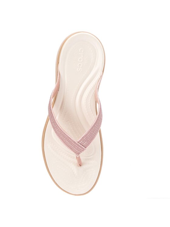 Crocs capri v hotsell sequin rose gold
