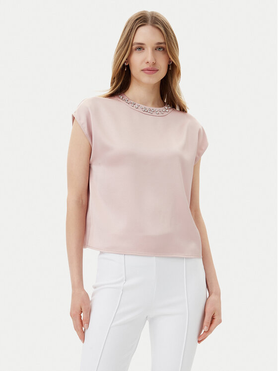 Imperial Imperial Bluză RIC3JBA Roz Regular Fit