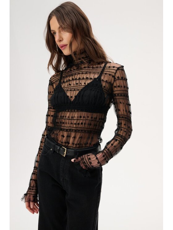 LEBRAND LEBRAND Bluzka Lily Czarny