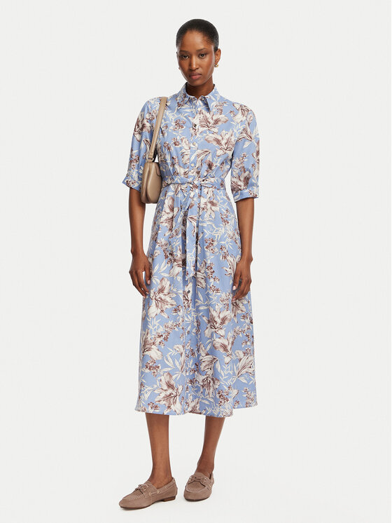 Liu Jo Liu Jo Vestito chemisier WA6349 T4853 Azzurro chiaro A-Line Fit