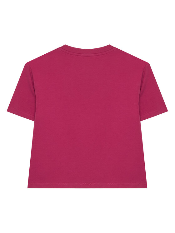 Guess Guess T-krekls J6GI24 K6YW4 Tumši rozā Relaxed Fit