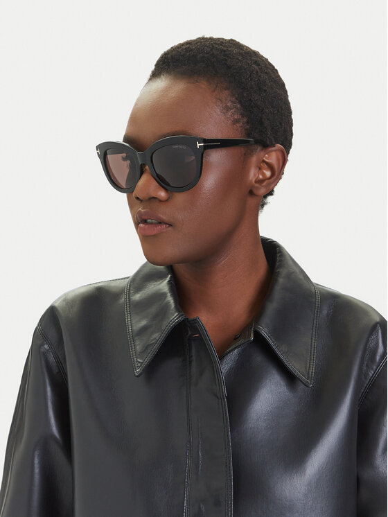 Tom Ford Tom Ford Okulary przeciwsłoneczne FT1189 01E Czarny