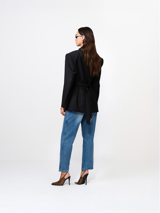 La Mania La Mania Jeansy RIFFE Niebieski Basic Fit