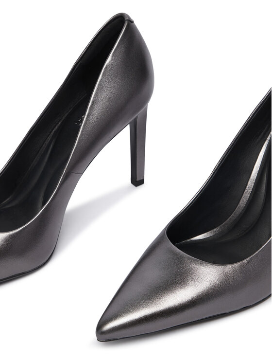 Calvin Klein Calvin Klein Kõrgete kontsadega Ess Stiletto 90 Met Lth HW0HW03436 Tumehall