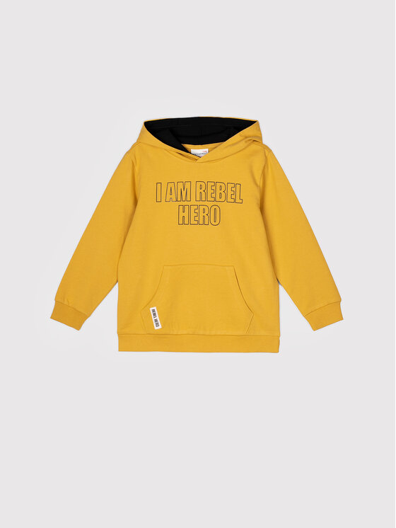 Felpa WC2132301REB Giallo Regular Fit