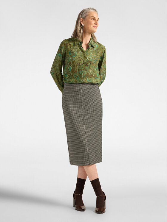 Elena Mirò Elena Mirò Spódnica midi 1002Z100081N001 Czarny Slim Fit