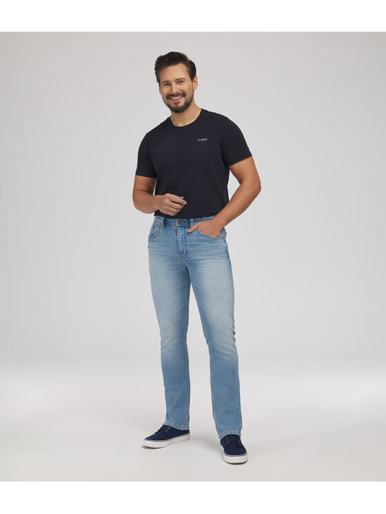 Lee Cooper Lee Cooper Jeansy JEANS M HARRY 3267 LIGHT BRUSHED Niebieski Straight Fit