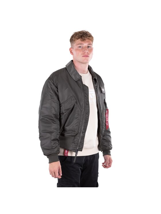 Alpha Industries Alpha Industries Bundy bomber AI.100102-04-5XL Sivá Regular Fit