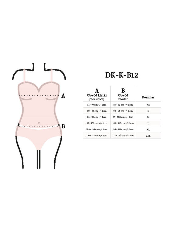 DKaren Lingerie DKaren Lingerie Komplet bielizny DK-K-B20 Écru
