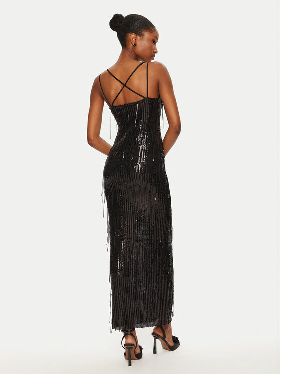 Rinascimento Rinascimento Rochie de seară CFC0121687003 Negru Regular Fit