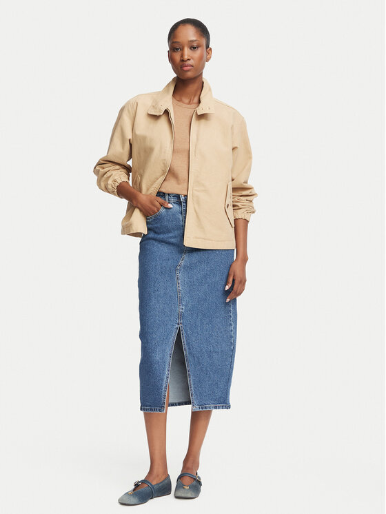 Vero Moda Vero Moda Spódnica jeansowa Veri 10295731 Niebieski Regular Fit