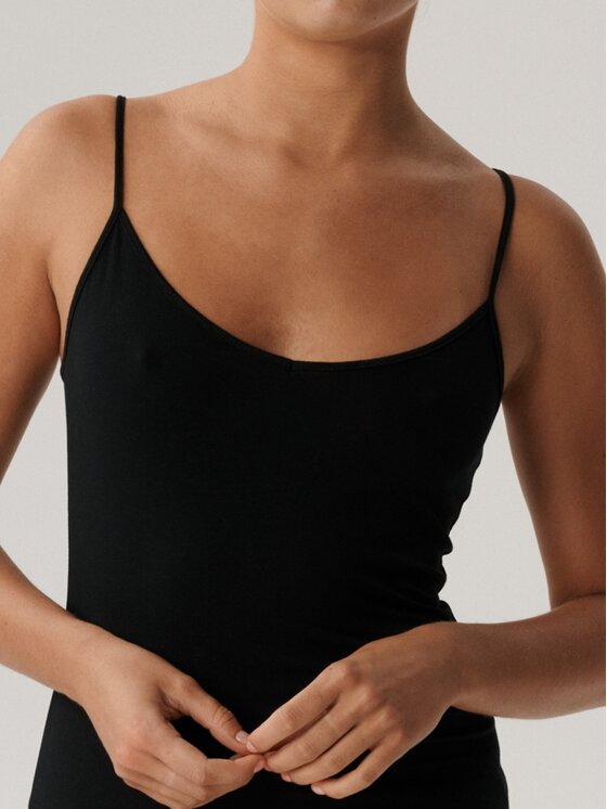 Atlantic Atlantic Top basic Czarny Regular Fit