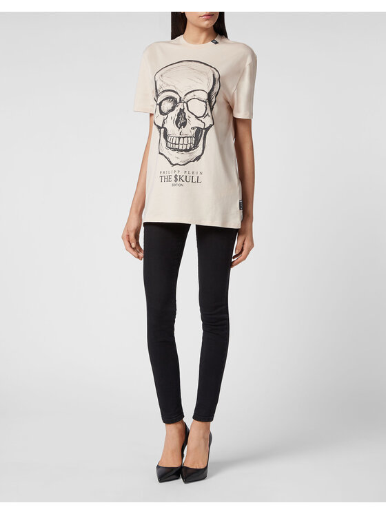 PHILIPP PLEIN PHILIPP PLEIN T-Shirt 4159 Béžová Regular Fit