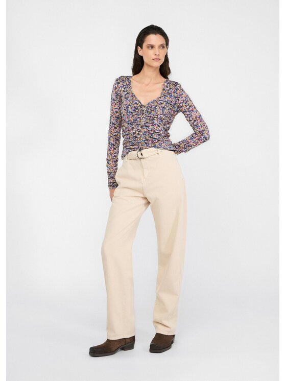 Liu Jo Liu Jo Pantaloni di tessuto MF5298T115A20304 Beige Regular Fit