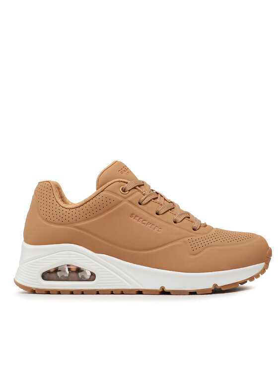 Skechers Skechers Sneakersy Skechers Uno-Stand on Air Brązowy