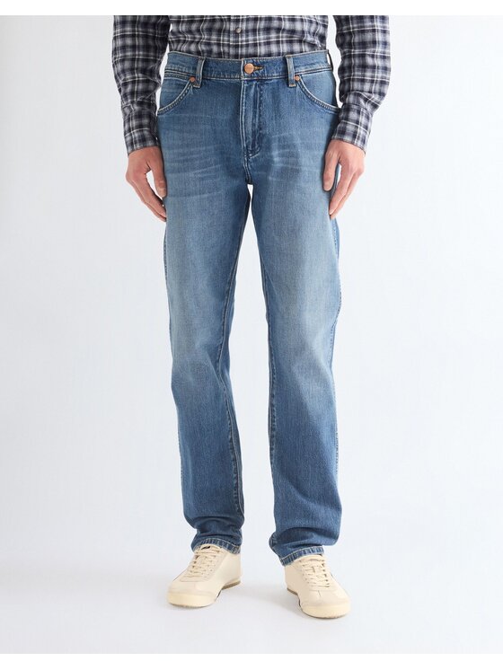Wrangler Wrangler Jeansy REDFORD Niebieski Straight Leg