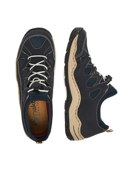 Rieker Rieker Sneakersy L0551-14 Tmavomodrá