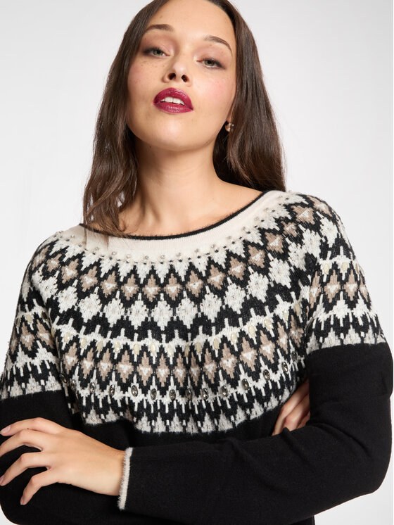 Elena Mirò Elena Mirò Maglione M508Z000643N0S2 Nero Regular Fit