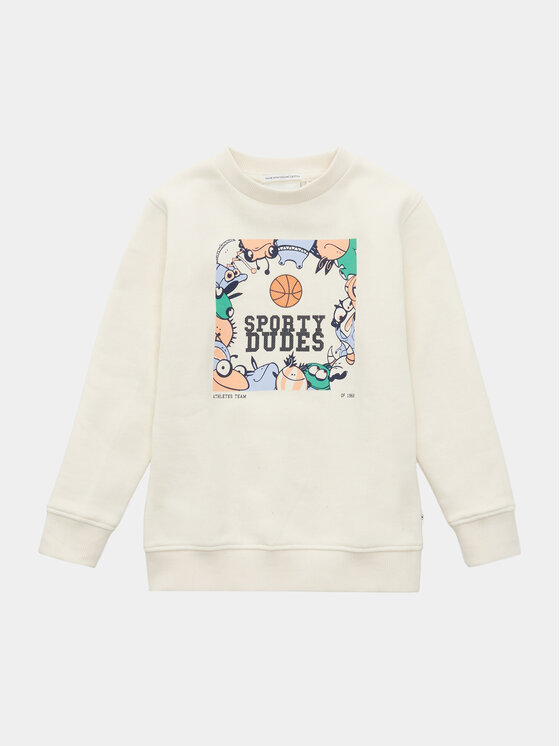 Tom Tailor Tom Tailor Sweatshirt 1037581 Écru Regular Fit
