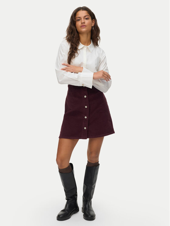 Vero Moda Vero Moda Mini sukně Etta 10315342 Fialová Regular Fit