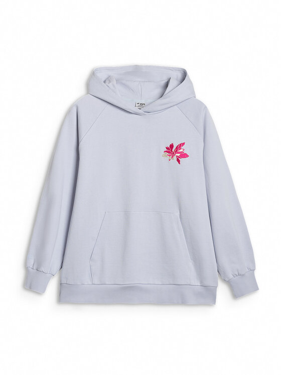 4F 4F Bluza COMMON GROUND Niebieski jasny Oversize