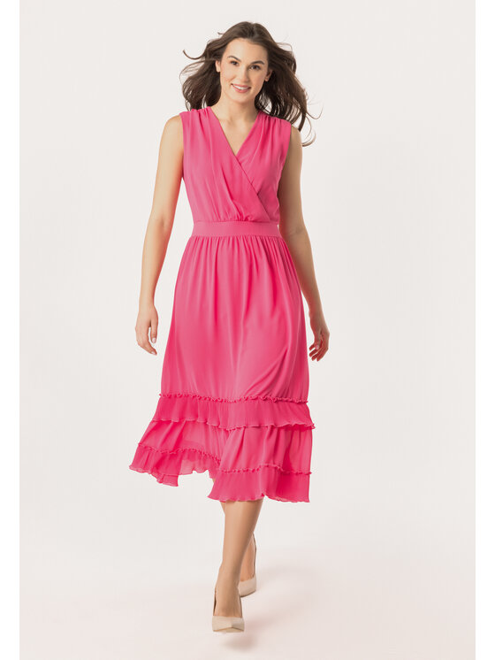 QUIOSQUE QUIOSQUE Každodenné šaty GASTRO DRESS Ružová Regular Fit