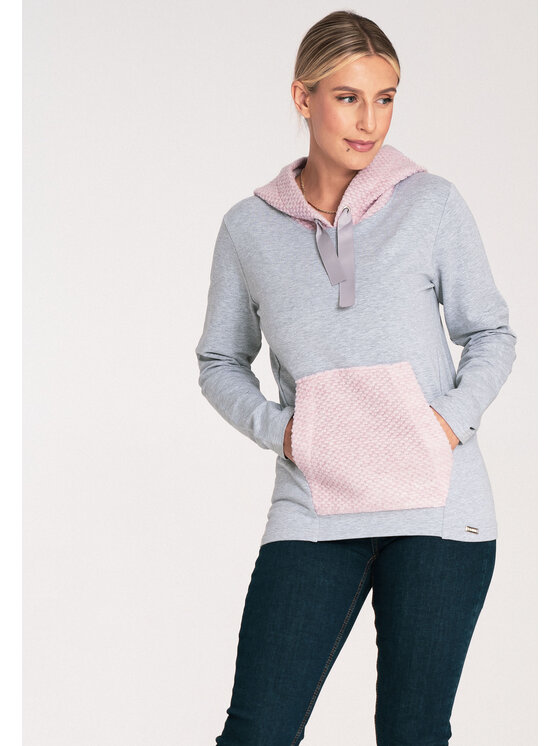 FIGL FIGLFIGL Felpa M1045 Rosa Regular Fit