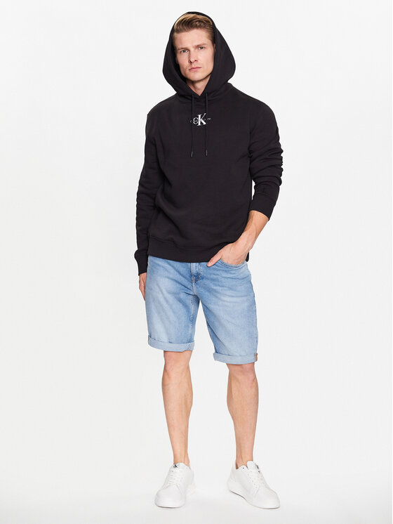 Calvin Klein Jeans Calvin Klein Jeans Μπλούζα J30J323749 Μαύρο Regular Fit