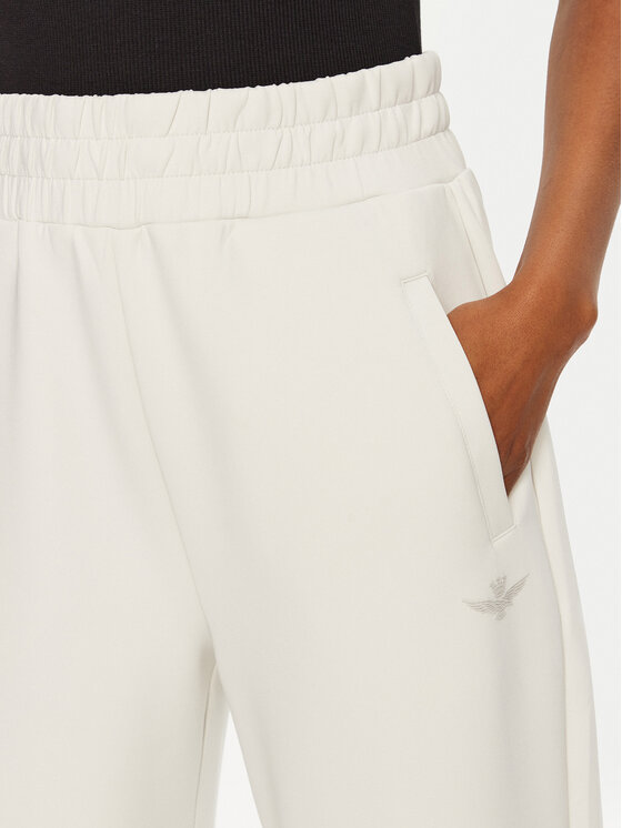 Aeronautica Militare Aeronautica Militare Pantaloni da tuta 242PF955DJ659 Bianco Loose Fit
