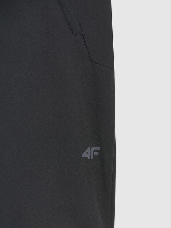 4F 4F Spodnie outdoor MIDSHOP TEXTILE Czarny Slim Fit