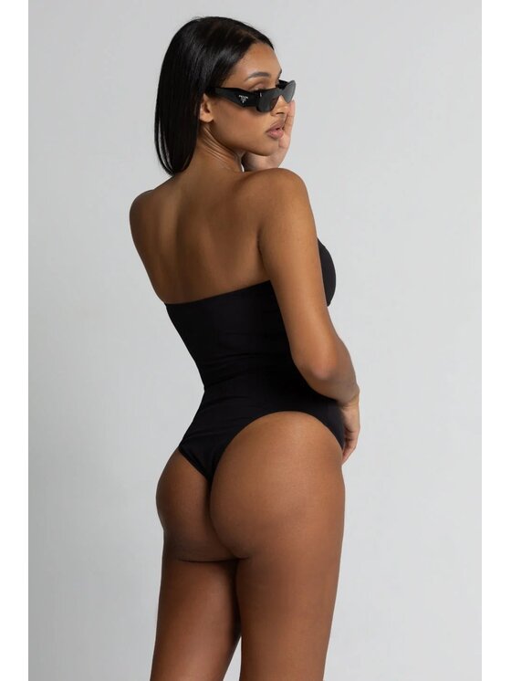 Chiara Wear Chiara Wear Body Body gorsetowe SKIN Czarny Slim Fit