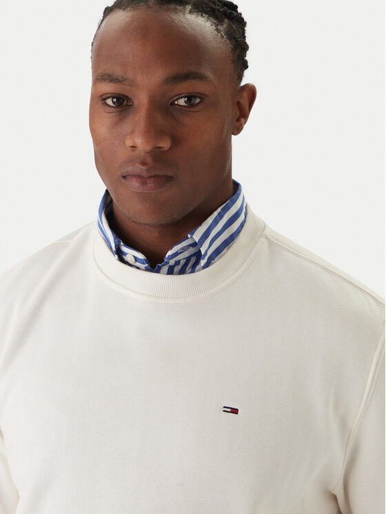 Tommy Jeans Tommy Jeans Mikina DM0DM20741 Écru Regular Fit