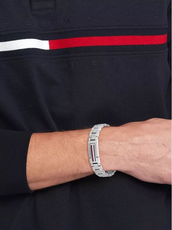 Tommy Hilfiger Tommy Hilfiger Bransoletka 2790596 Srebrny
