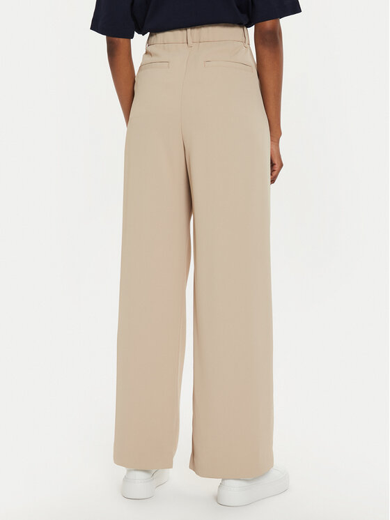 Gap Gap Hlače iz tkanine 855968-04 Khaki Straight Fit
