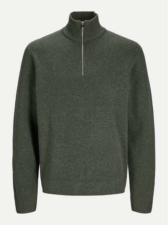 Jack & Jones Jack & Jones Sweter Milano 12259664 Szary Relaxed Fit