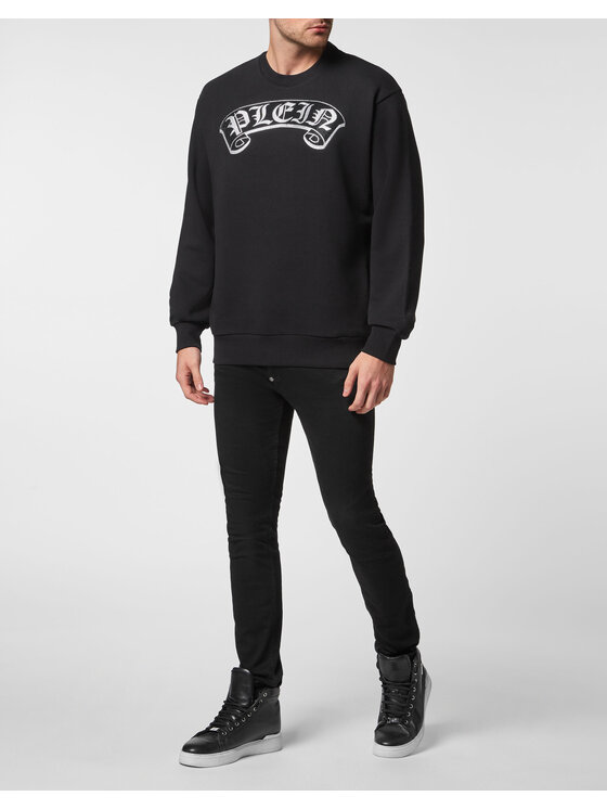 PHILIPP PLEIN PHILIPP PLEIN Bluza 905 Czarny Regular Fit