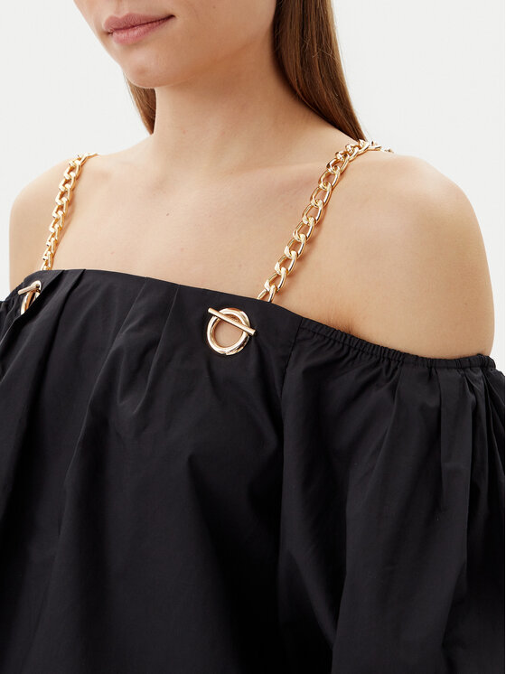 Lola Casademunt by Maite Lola Casademunt by Maite Blūze MS2515040 Melns Relaxed Fit