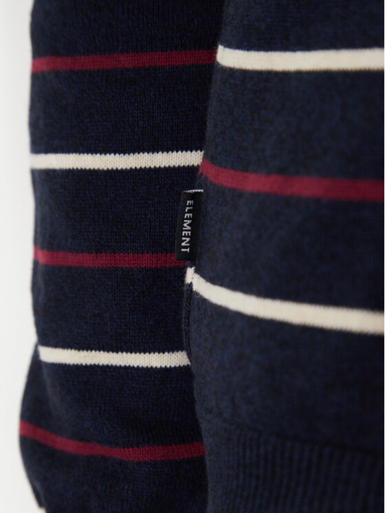 Element Element Megztinis Icon Embroidery ELYSW00115 Tamsiai mėlyna Regular Fit