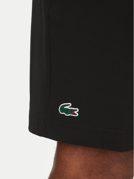 Lacoste Lacoste Szorty tenisowe GH7452 Czarny Regular Fit