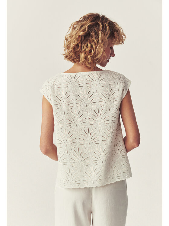TATUUM TATUUM Blúzka BASITA Biela Classic Fit