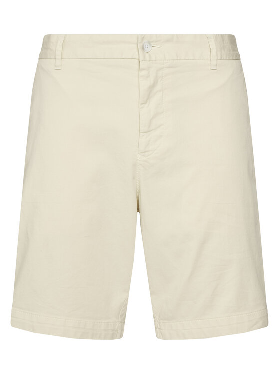 BOSS BOSS Bavlnené šortky H-Slice 50540743 Écru Regular Fit