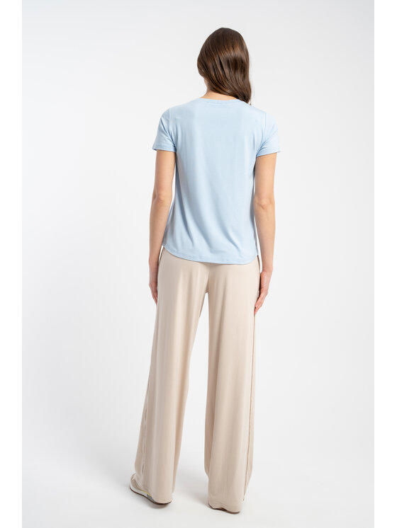 CLICK CLICK Μπλουζάκι 72-010 Γαλάζιο Loose Fit