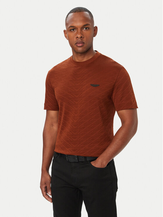 BOSS BOSS T-shirt C-Thompson 180_AM 50565175 Smeđa Regular Fit