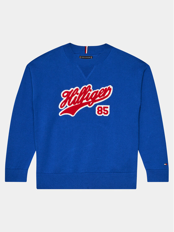 Tommy Hilfiger Tommy Hilfiger Світшот Script KB0KB08724 D Голубий Regular Fit